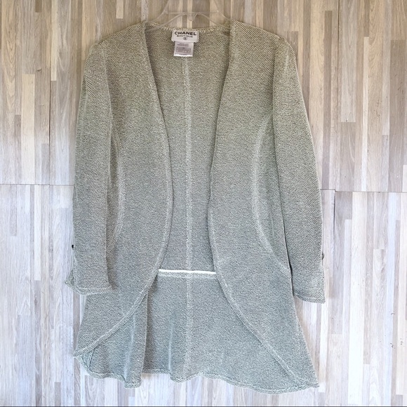 Vintage Chanel Boutique | Open Front Cardigan - Picture 1 of 7